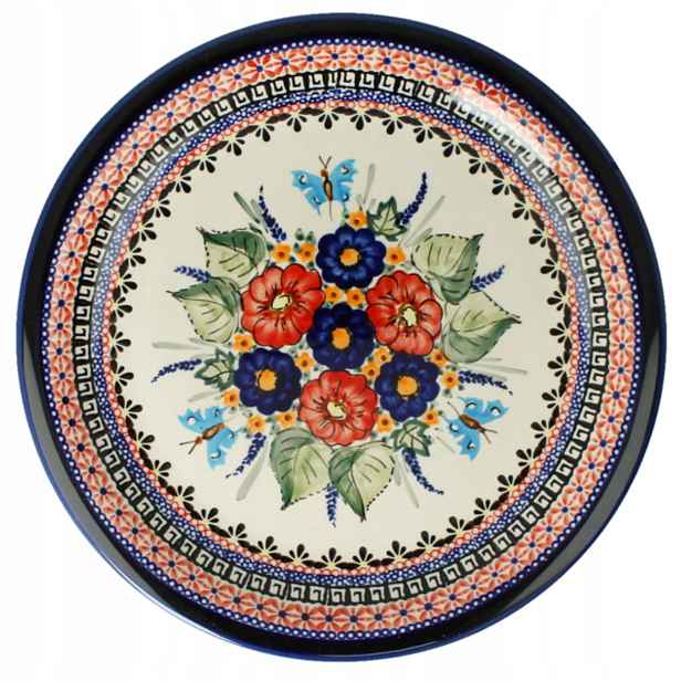 Obědový talíř Keramika Bolesławiec 1. třída ø 27,2 cm GU1014DEK149Art