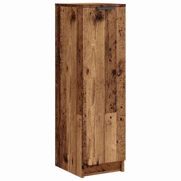 vidaXL Botník old wood 29,5 x 35 x 100,5 cm kompozitní dřevo