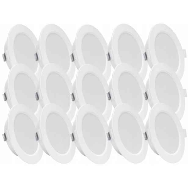 15x plochá stropní Led lampa 6W Slim Neutrální 4000K