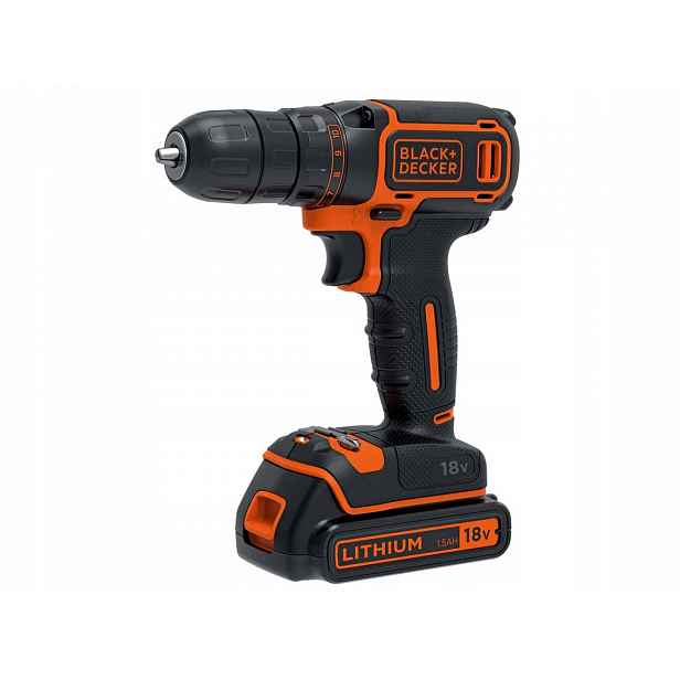 akumulátorová aku vrtačka 18V 2x1.5Ah Black+Decker [BDCDC18B-QW]