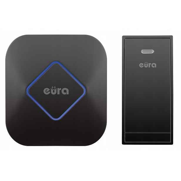 Bezdrátový Zvonek ''eura'' WDP-83H2 ''jazz'' Bezbateriový Černý