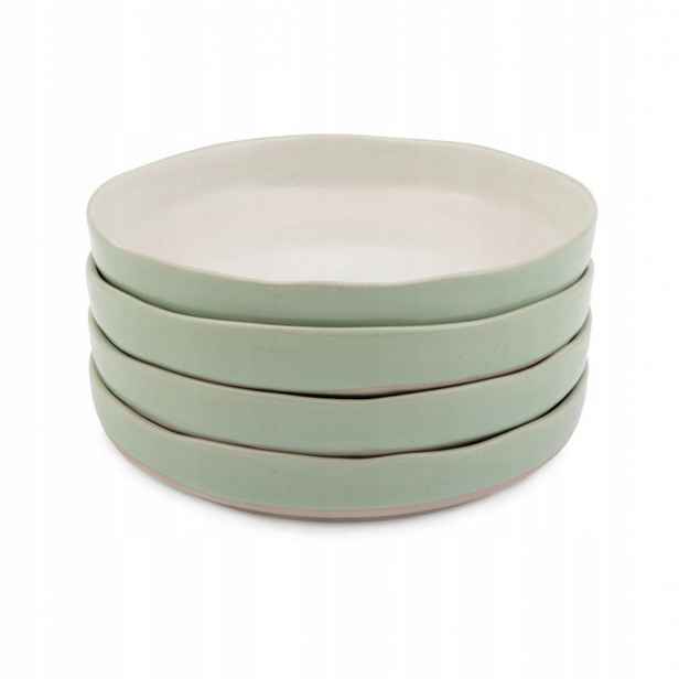 Misky hluboké Jamie Oliver Big Love 22 cm 4 ks kamenina zelená