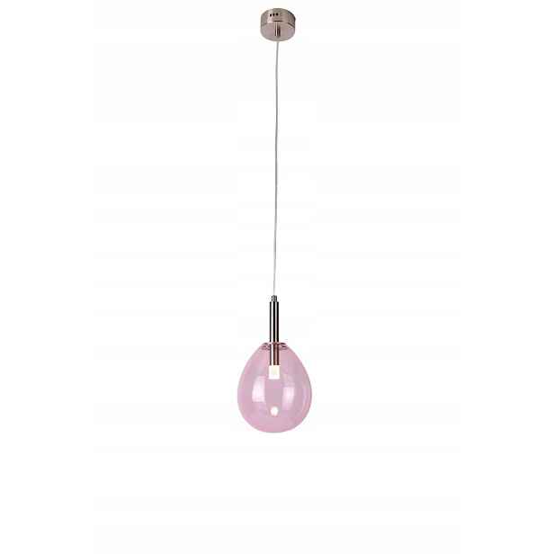 Závěsná lampa růžová Led 3000K 6W Lukka Ledea