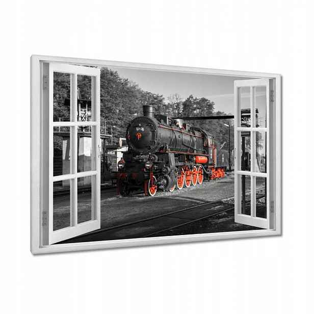 Obrazy 90x60 Parovoz Lokomotiva