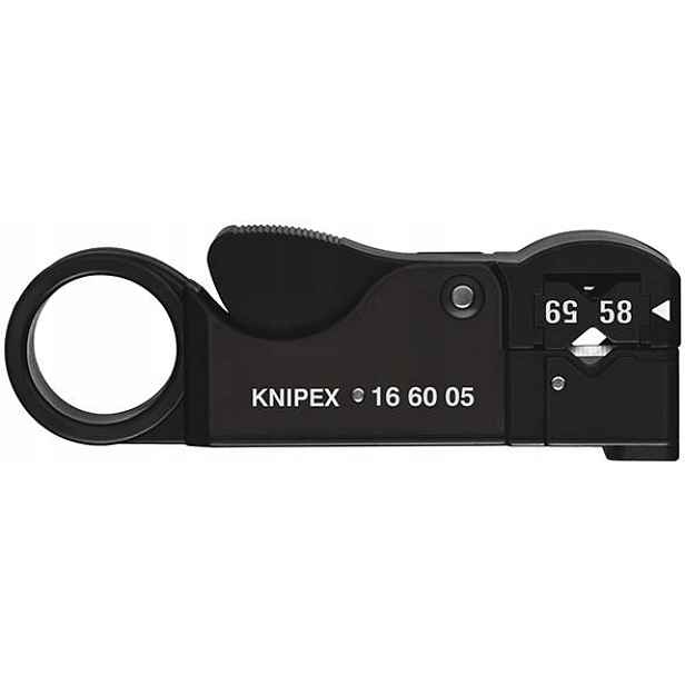 Odizolační kleště z koaxiálních kabelů 105 mm 16 60 05 Sb Knipex
