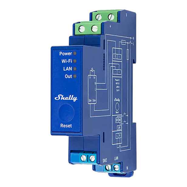 Shelly Pro Dimmer 0/1-10V Pm WiFi/Bluetooth stmívač, Din