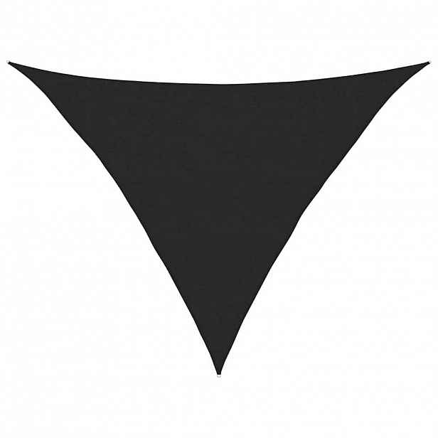 vidaXL Stínící plachta 160 g/m² černá 3,5 x 3,5 x 4,9 m HDPE