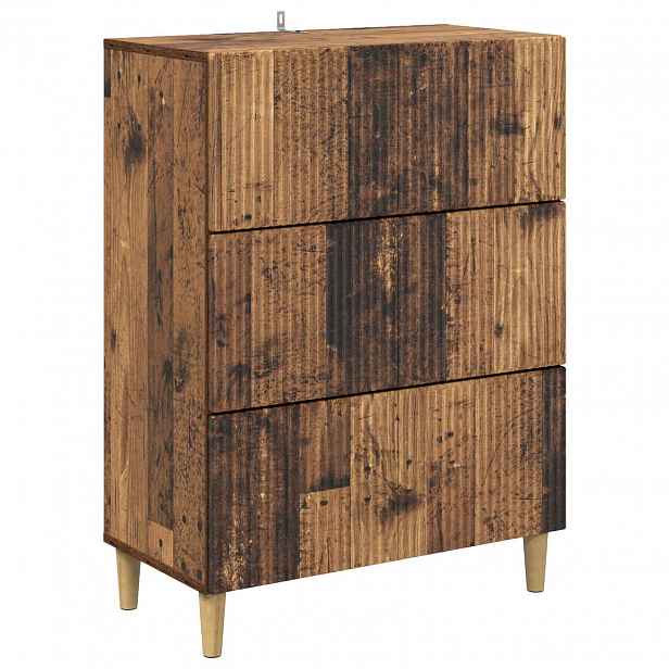 vidaXL Skříň se zásuvkami 66 x 34,5 x 90 cm Kompozitní dřevo