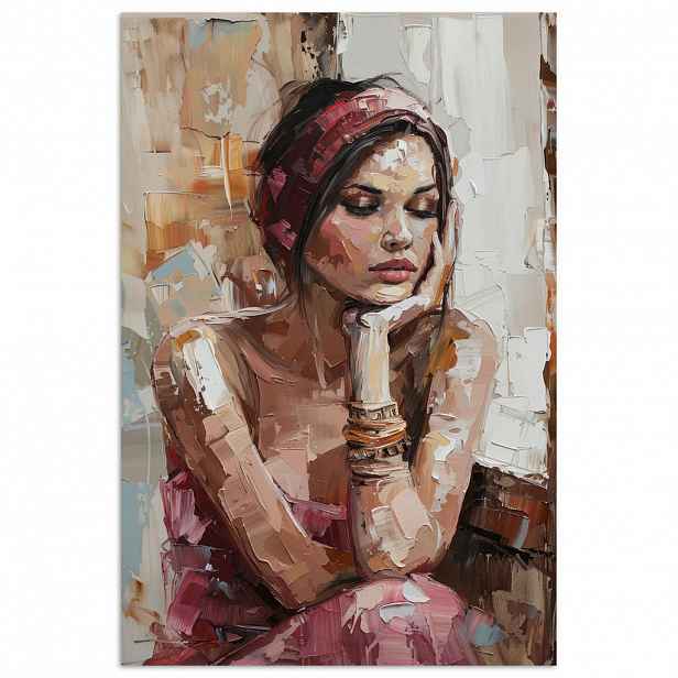 MuchoWow PLAKÁT Žena - vzhled malby - portrét - moderní 20x30 cm