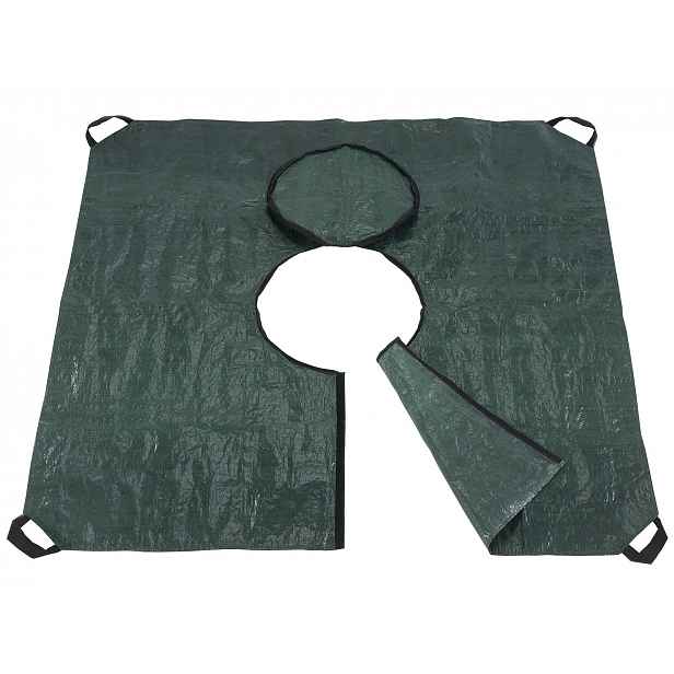 Polyetylenová Zahradní Plachta 145 X 145 CM S Úchytkami Na Zip