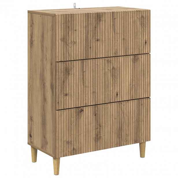 vidaXL Skříň se zásuvkami 66 x 34,5 x 90 cm Kompozitní dřevo
