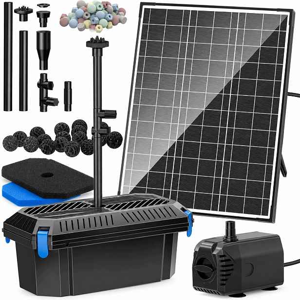Billing solární čerpadlo do jezírka, 20 W, 875 l/h, H301