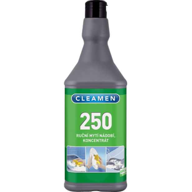 CLEAMEN 250 ruční mytí nádobí koncentrát 1l
