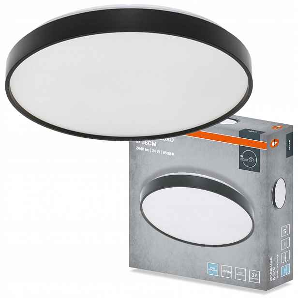 Stropní Svítidlo Led Stropní Svítidlo Nástěnné svítidlo Panel 24W 1320lm 6500K Osram