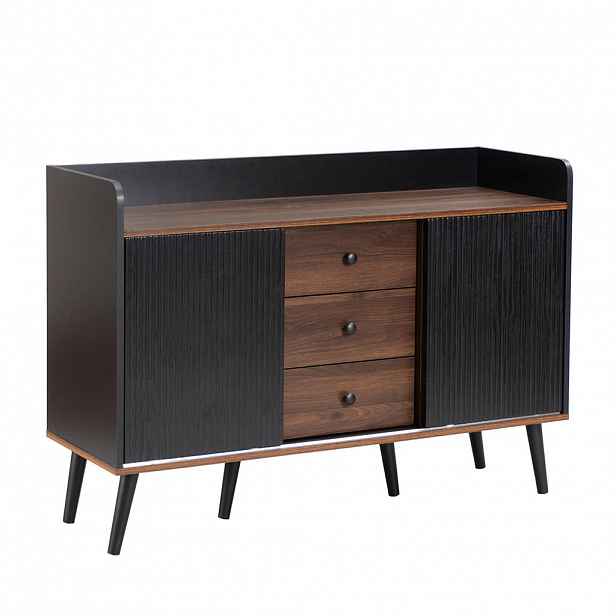 Urban Meuble KOMODA černá, 117,5/39,5/80 cm