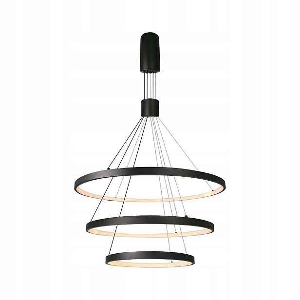V-tac Závěsné svítidlo 46W Led stmívatelné, černé VT-7924 3000K 4900lm