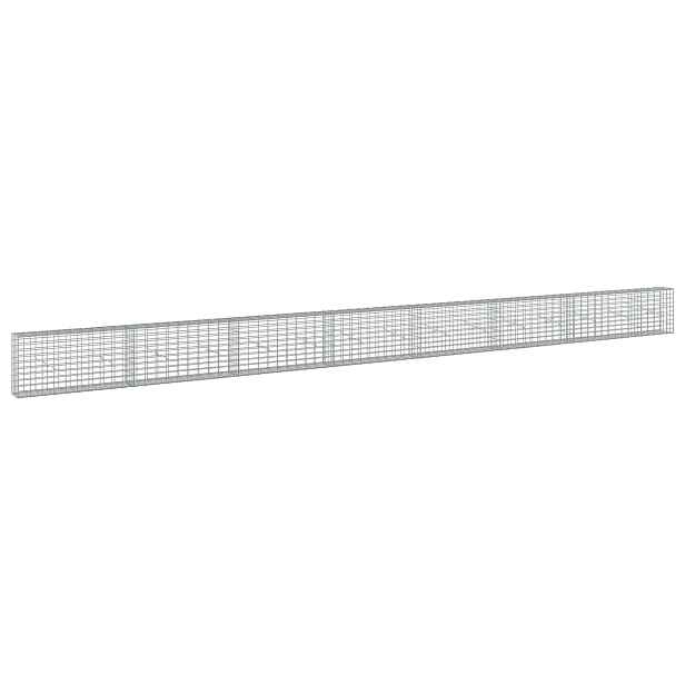 vidaXL Gabion s drátem 5 mm a síťkou 5x10 cm 750x20x50 cm