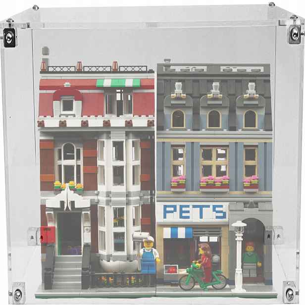 Vitrína Drewlandia pro stavebnici Lego 10218 Creator Expert Zverimex
