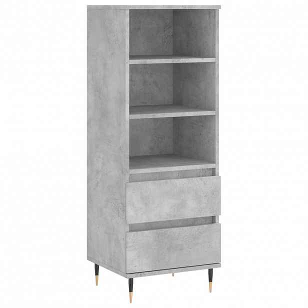 vidaXL Skříň highboard betonově šedá 40 x 36 x 110 cm kompozitní dřevo