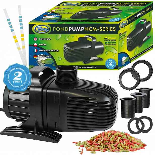 Aqua Nova NCM-10000 L/h Čerpadlo do jezírka Eco 75W Energeticky úsporné