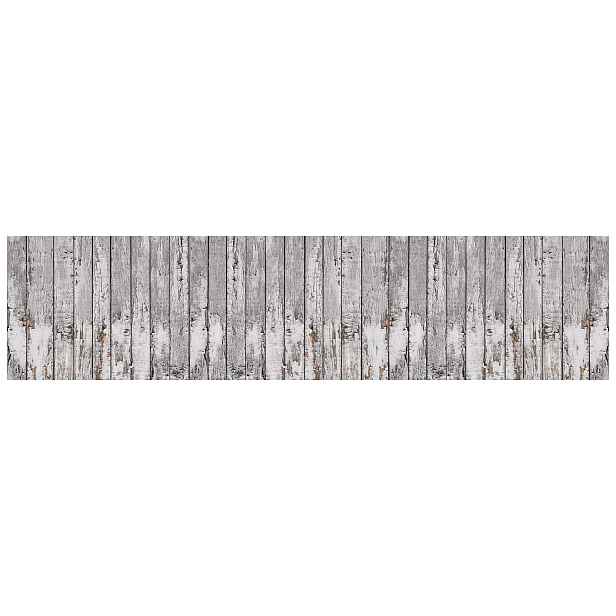 Fototapeta Staré dřevěné desky Bílo-šedá Loft Vintage 250x60 lepidlo