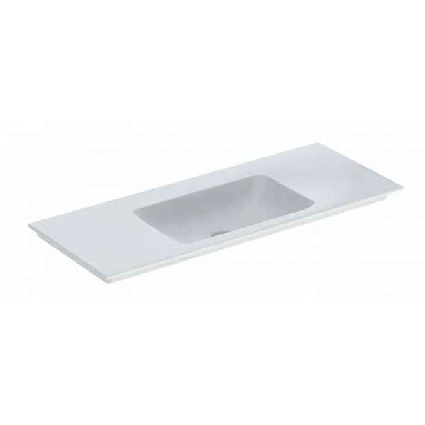 Geberit ONE - Umyvadlo nábytkové 120x48x14 cm, bez přepadu, bez otvoru pro baterii, KeraTect, bílá 505.011.01.5