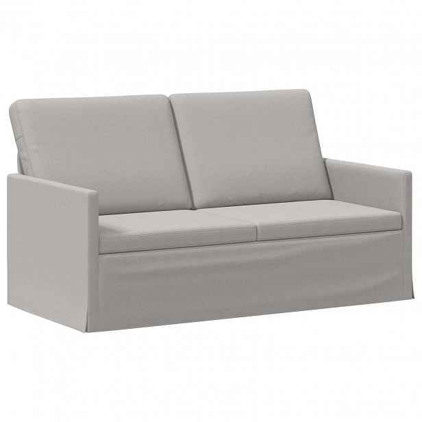 vidaXL Pohovka pro 2 osoby Oblačno šedá 150 x 81 x 82 cm Textil