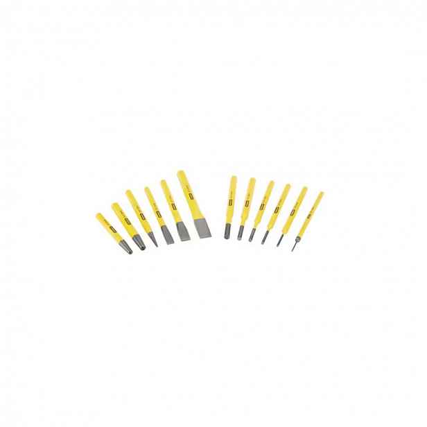 Stanley - 12dílná sada zámečnických sekáčů, průbojníků a důlčíků 4-18-299