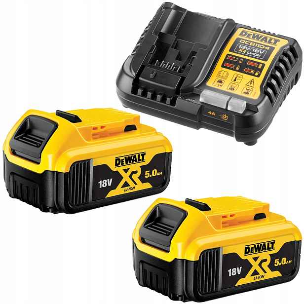 Dewalt Nabíječka DCB1104 Baterie Set 2x5,0Ah DCB1104P2