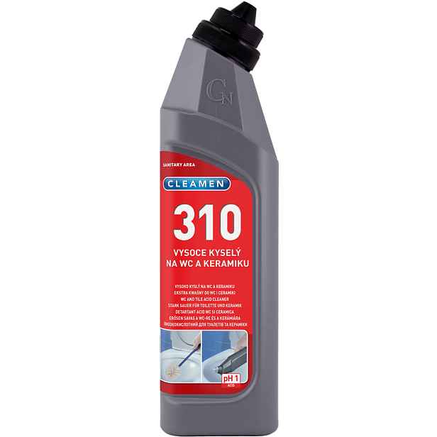 CLEAMEN 310 extra kyselý na WC a keramiku 750ml
