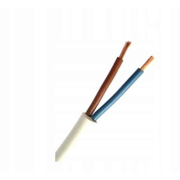 Kabel proudový kabel Omy 2X1 bílý