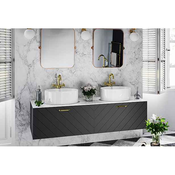 BESCO Olsen Spa  FLOO NASUF654NCP - Spodní skříňka FLOO černá matná