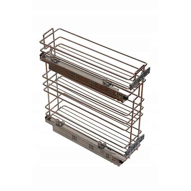 Cargo do skříňky 20 Chrom tandem blum plný boční výsuv Levé Starax S-2441-