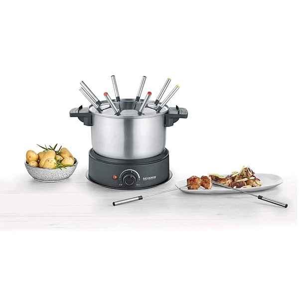 Elektrické Fondue 1,4 L 1500 W 8 Vidliček Regulace Teploty