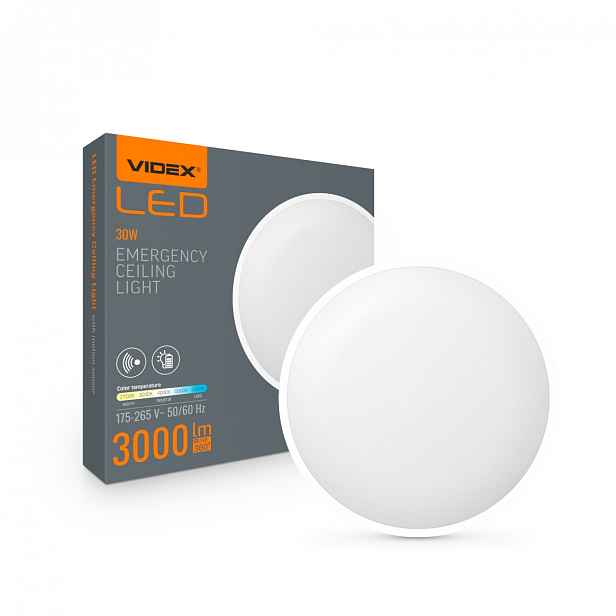 Stropní Svítidlo Led Nástěnný Nouzový Dvoufunkční 15W,25W,30W Cct Senzor Pohybu