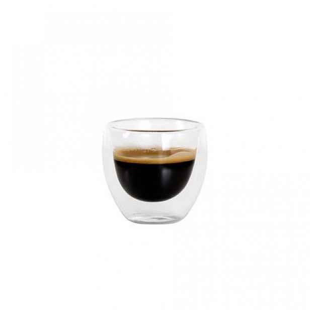 TORO Skleněný hrnek Espresso dvojité borosilikátové sklo 100 ml