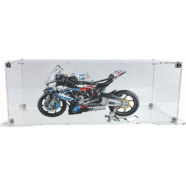 Vitrína s podstavcem Drewlandia pro stavebnici Lego 42130 Technic Bmw M 1000 Rr