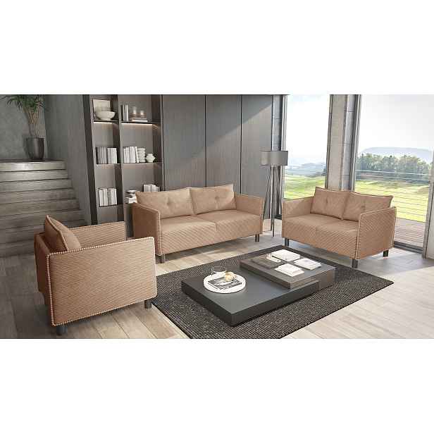 Designová sedací sestava MAELLA - béžová