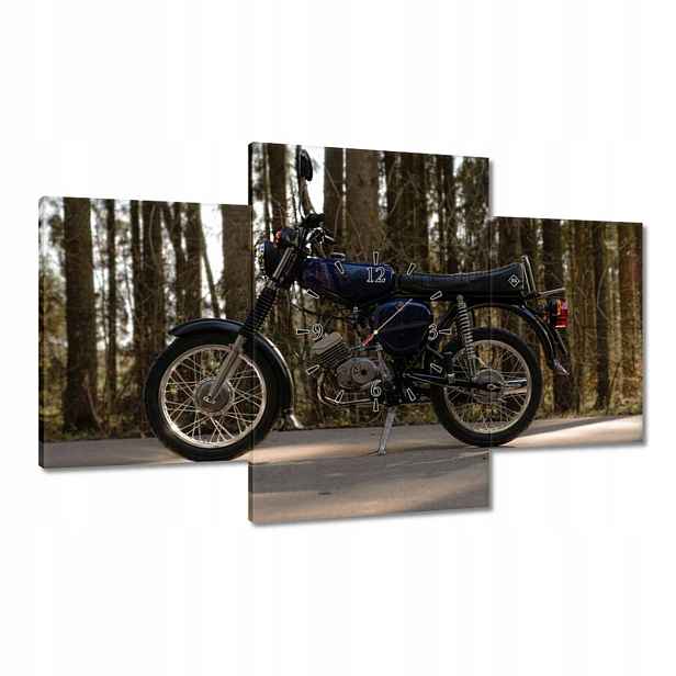 Hodiny 100x60 Simson trojka s blikačkami