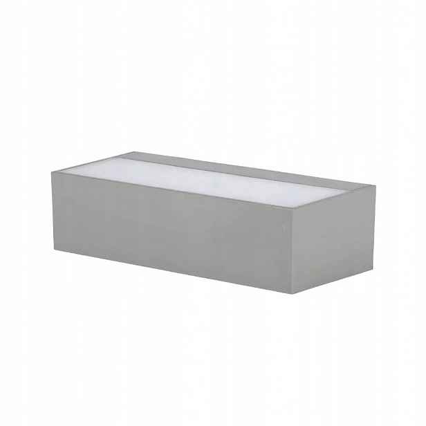 V-tac Nástěnné svítidlo 9W Led nahoru dolů šedé IP65 VT-8056 6400K 850lm