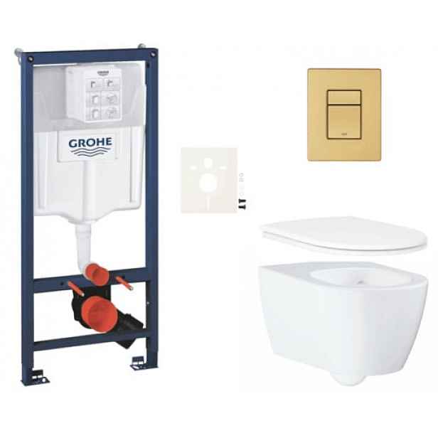 Závěsný wc set do lehkých stěn / předstěnová montáž Grohe Essence SIKOGRSESSCGN0
