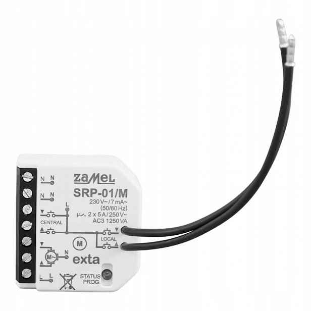Miniaturní zásuvkový ovladač rolet SRP-01/M Zamel