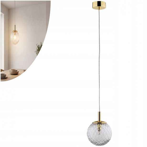 Závěsná lampa z kovu Sklo Minimalistická Ø14 cm G9 Cadix Tk Lighting