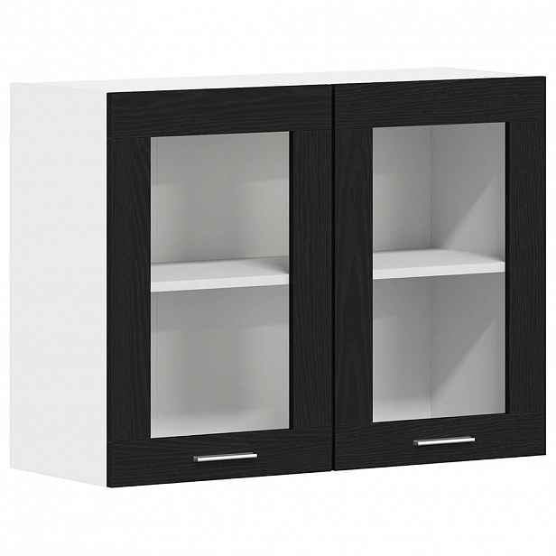 vidaXL Závěsná skříňka Lyon Černý dub 80 x 31 x 60 cm Kompozitní dřevo