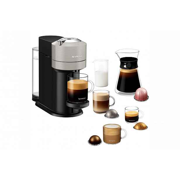 Kapslový kávovar Krups Nespresso Vertuo Next Grey XN910B10