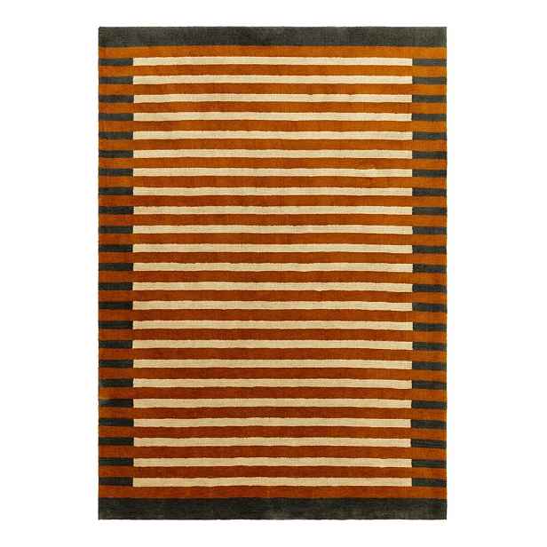 Oranžový koberec z recyklovaných vláken 160x230 cm Lois – MADE