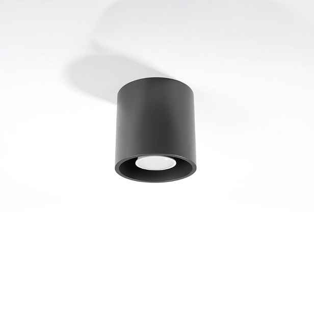 Tmavě šedé bodové svítidlo ø 10 cm Roda – Sollux