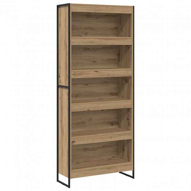 vidaXL Knihovna 80 x 30 x 189,5 cm Kompozitní dřevo Umělecký dub