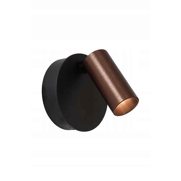 Lucide Toni nástěnný Led reflektor 2W bezdrátový Usb-c bronz/černý