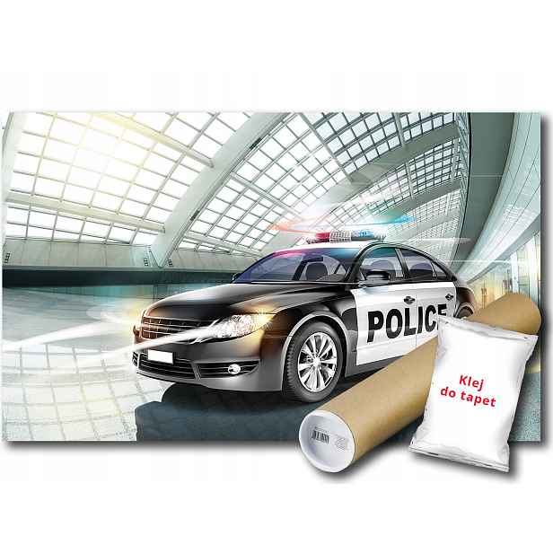 Vinylová fototapeta Auto Policejní Auto Vozidlo 152x104